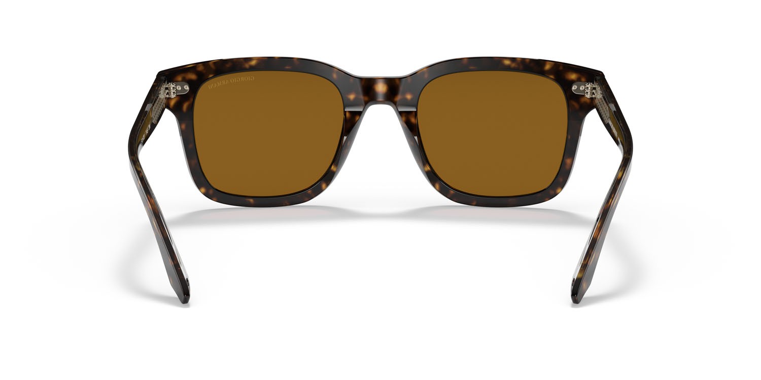 Sonnenbrillen Giorgio Armani AR 8138 (502633) farbe havana form rechteckig gläser marrone