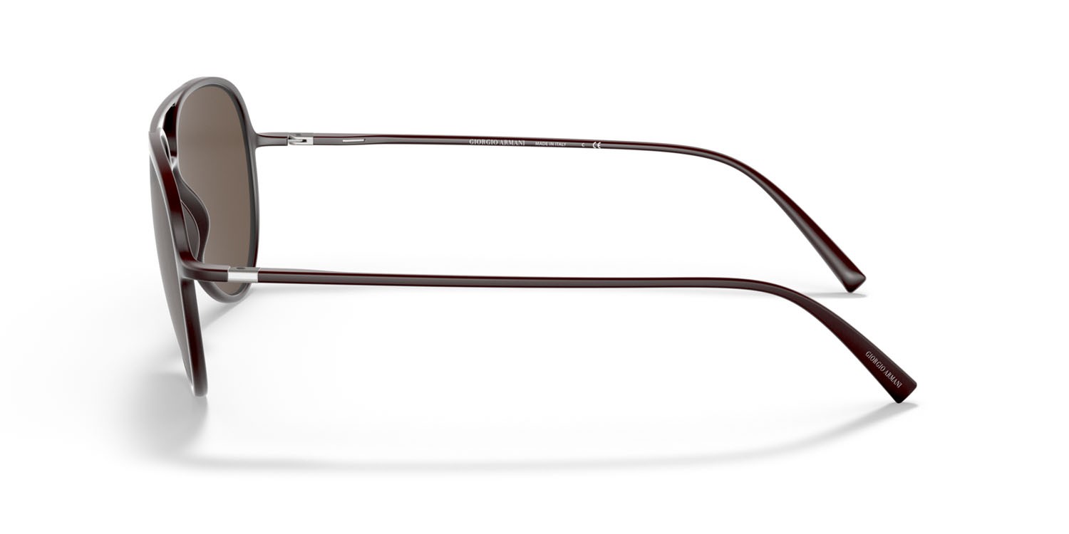 Sonnenbrillen Giorgio Armani AR 8142 (585873) farbe marrone opaco form aviator gläser marrone