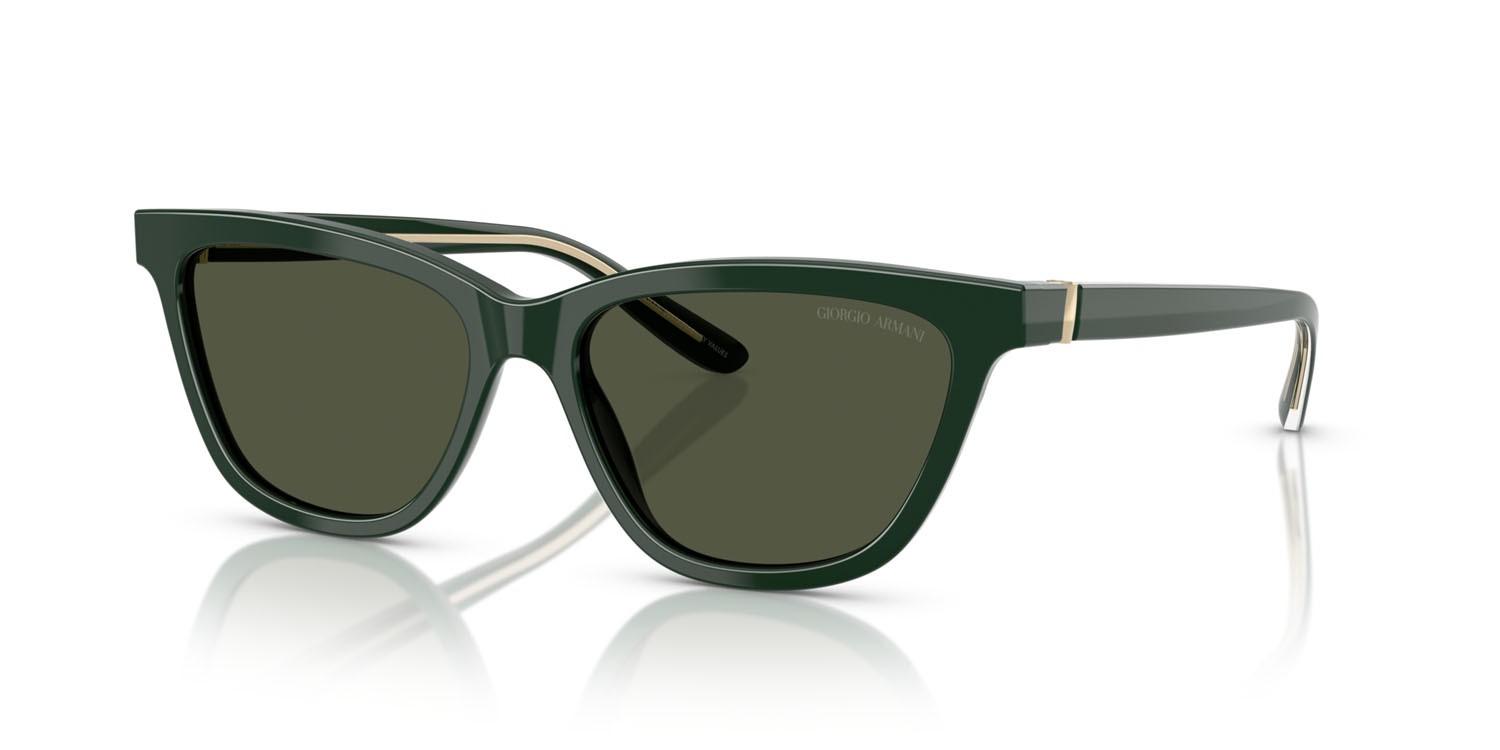 Sunglasses Giorgio Armani AR 8221 (617331) color verde shape cat eye lenses verde