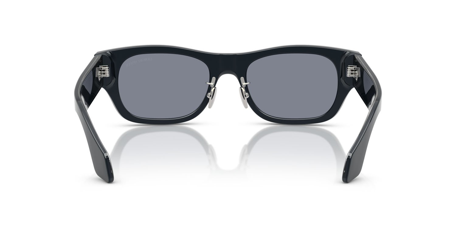 Occhiali da sole Giorgio Armani AR 8224 (615719) colore blu icon forma quadrato lenti blu