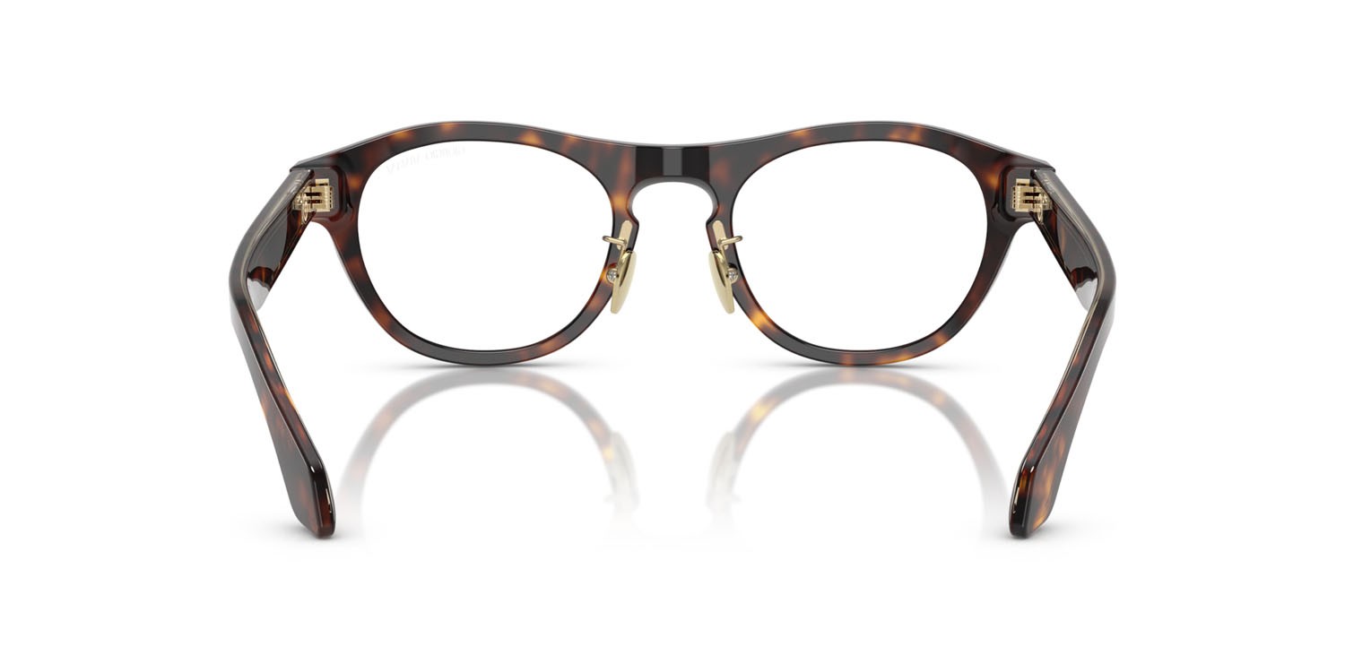 Sunglasses Giorgio Armani AR 8225 (50261W) color havana shape oval lenses trasparente
