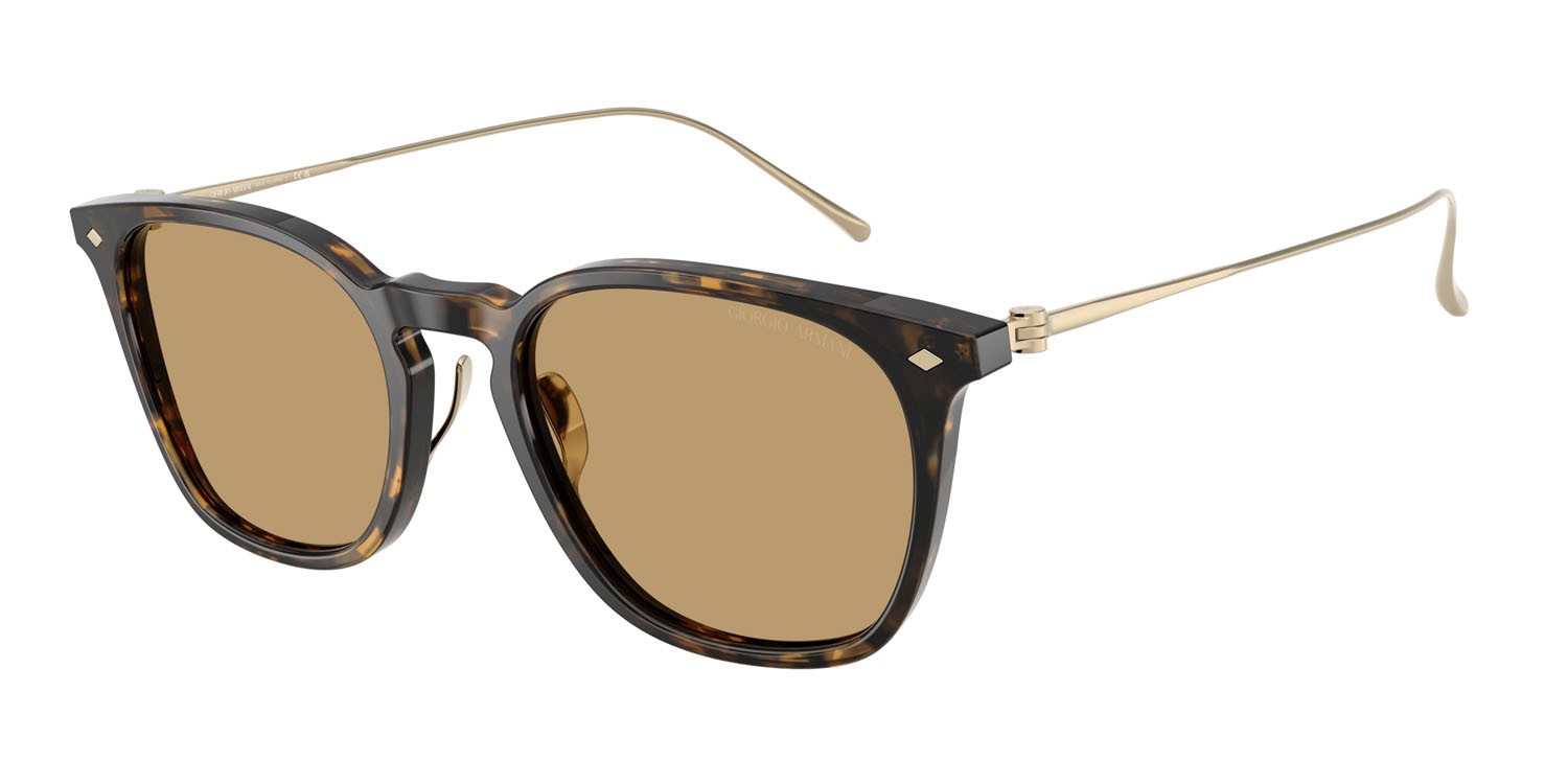 Sunglasses Giorgio Armani AR 8226T (620773) color havana shape square lenses marrone