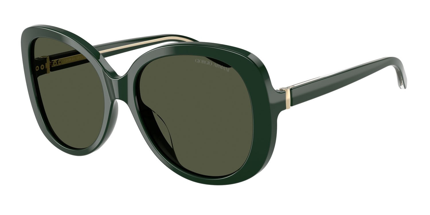 Sunglasses Giorgio Armani AR 8229U (617331) color verde shape round lenses verde