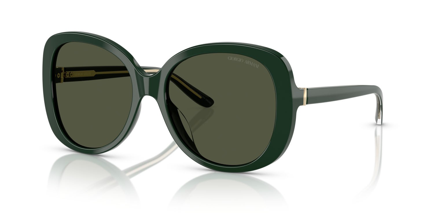 Sunglasses Giorgio Armani AR 8229U (617331) color verde shape round lenses verde