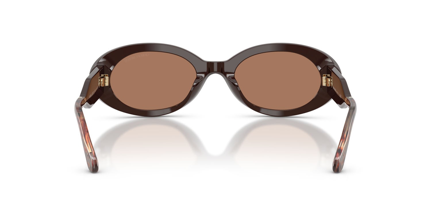 Sunglasses Giorgio Armani AR 8234U (622773) color marrone shape oval lenses marrone