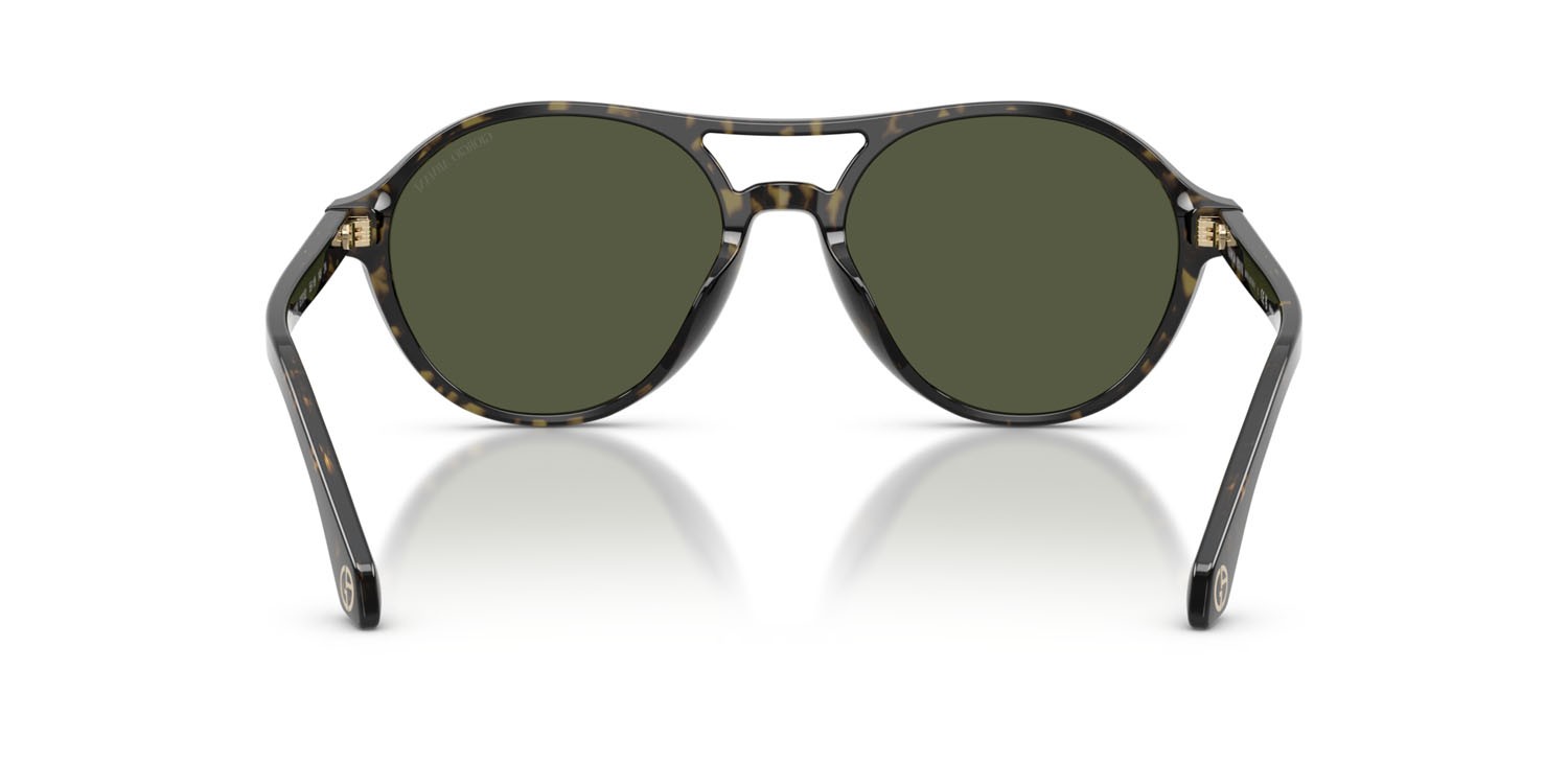 Sunglasses Giorgio Armani AR 8236U (623352) color havana verde shape round lenses verde