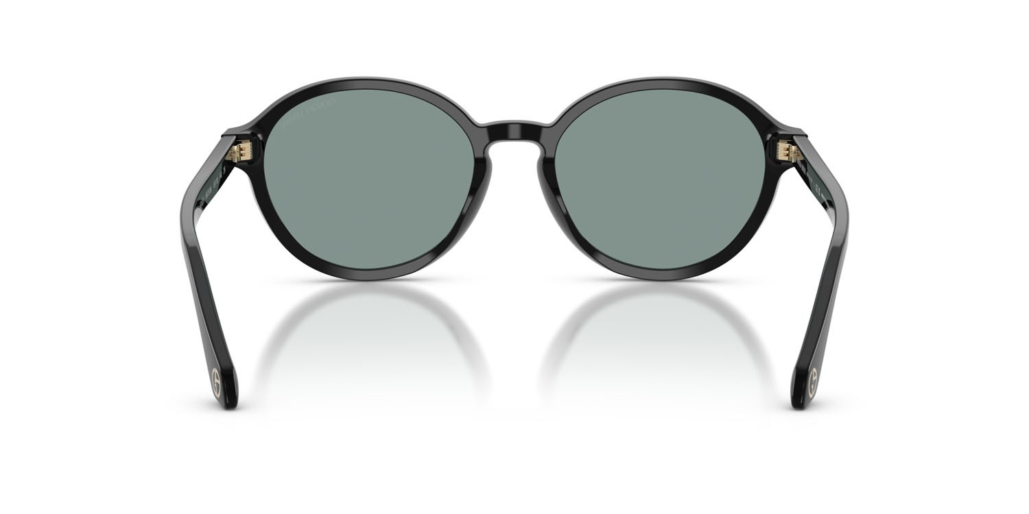 Sunglasses Giorgio Armani AR 8237 (587556) color nero shape oval lenses grey vintage blue