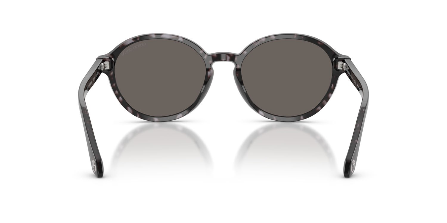 Sunglasses Giorgio Armani AR 8237 (6236B1) color havana grigio shape oval lenses grigio scuro