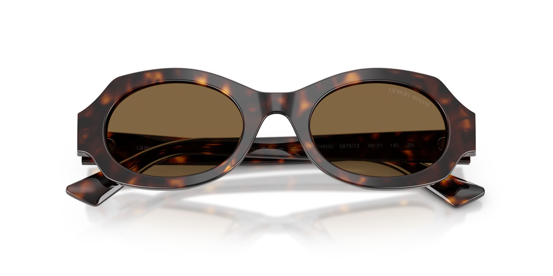 Sunglasses Giorgio Armani AR 8245HU (587973) color havana shape irregular lenses marrone
