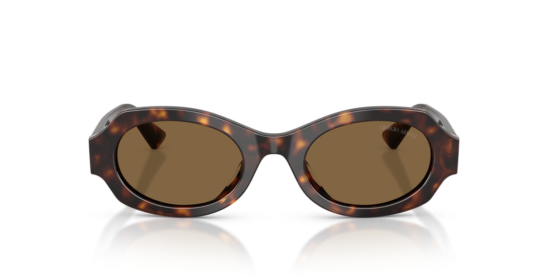 Sunglasses Giorgio Armani AR 8245HU (587973) color havana shape irregular lenses marrone