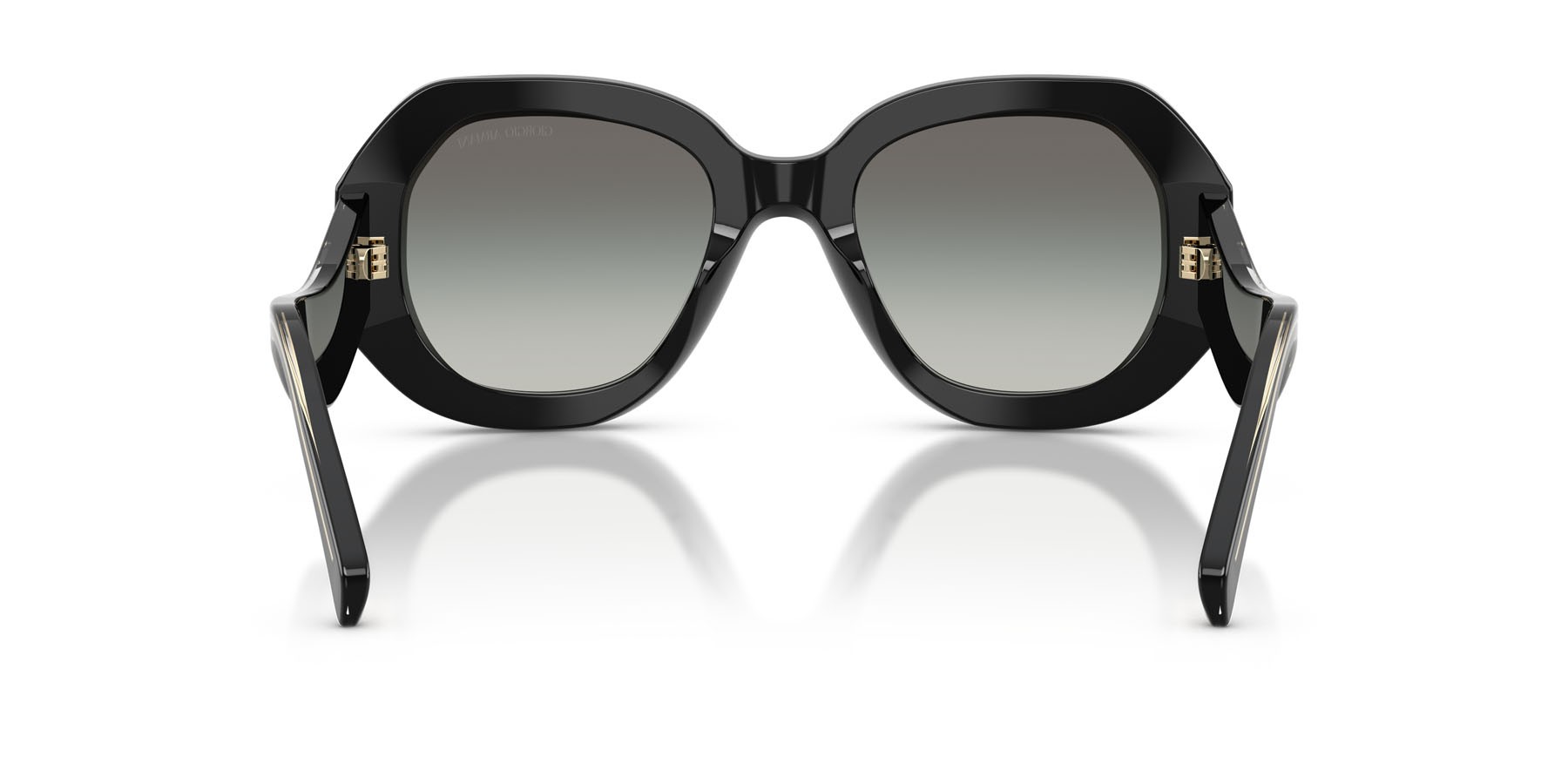 Sunglasses Giorgio Armani AR 8248 (500111) color nero shape square lenses sfumato grigio