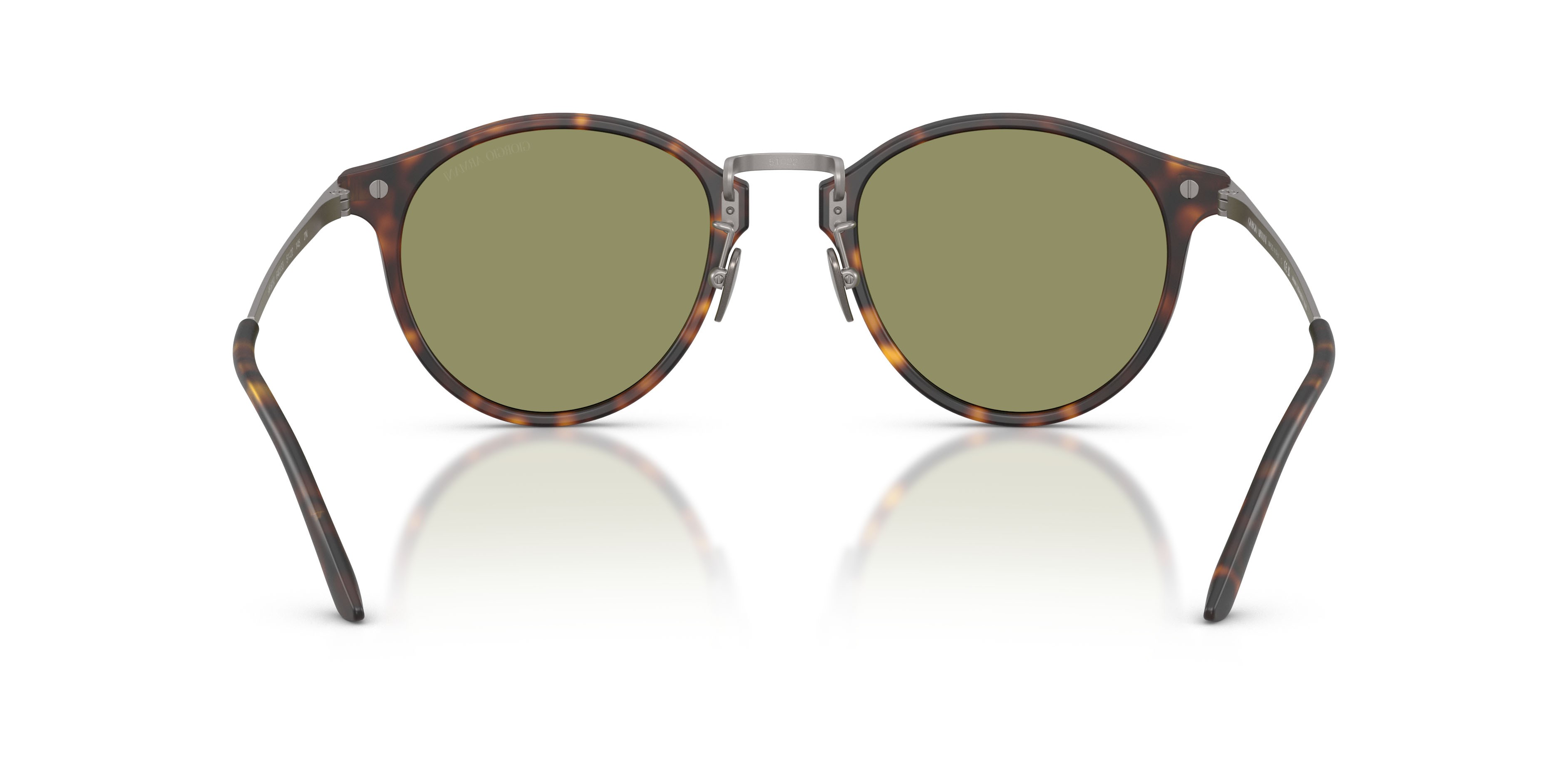 Sunglasses Giorgio Armani AR 8250 (640353) color havana opaco shape pantos lenses verde