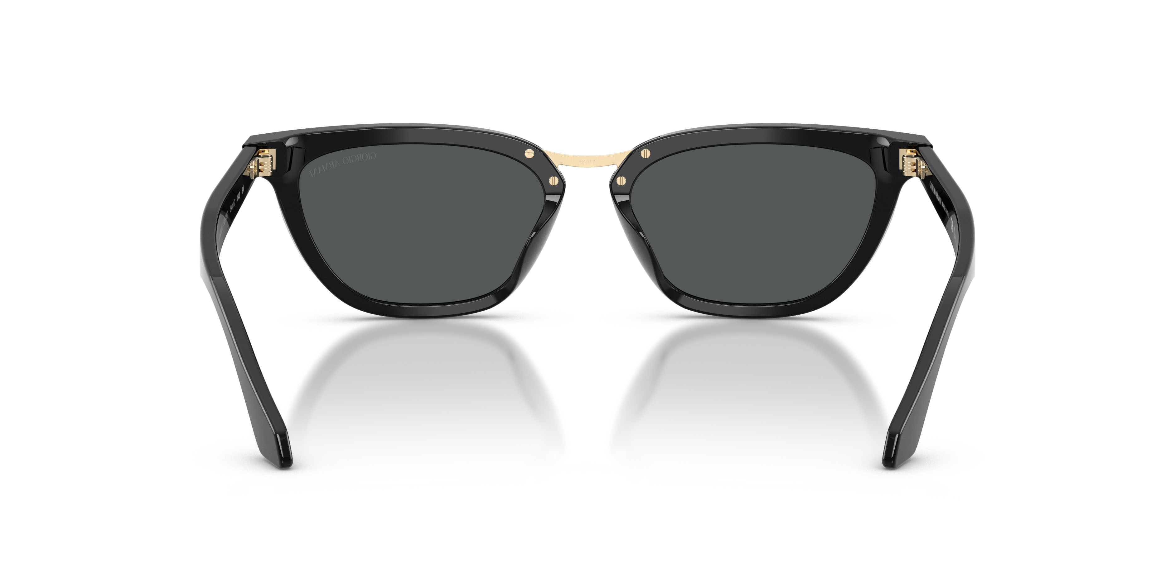 Sunglasses Giorgio Armani AR 8253U (501787) color nero shape butterfly lenses grigio scuro