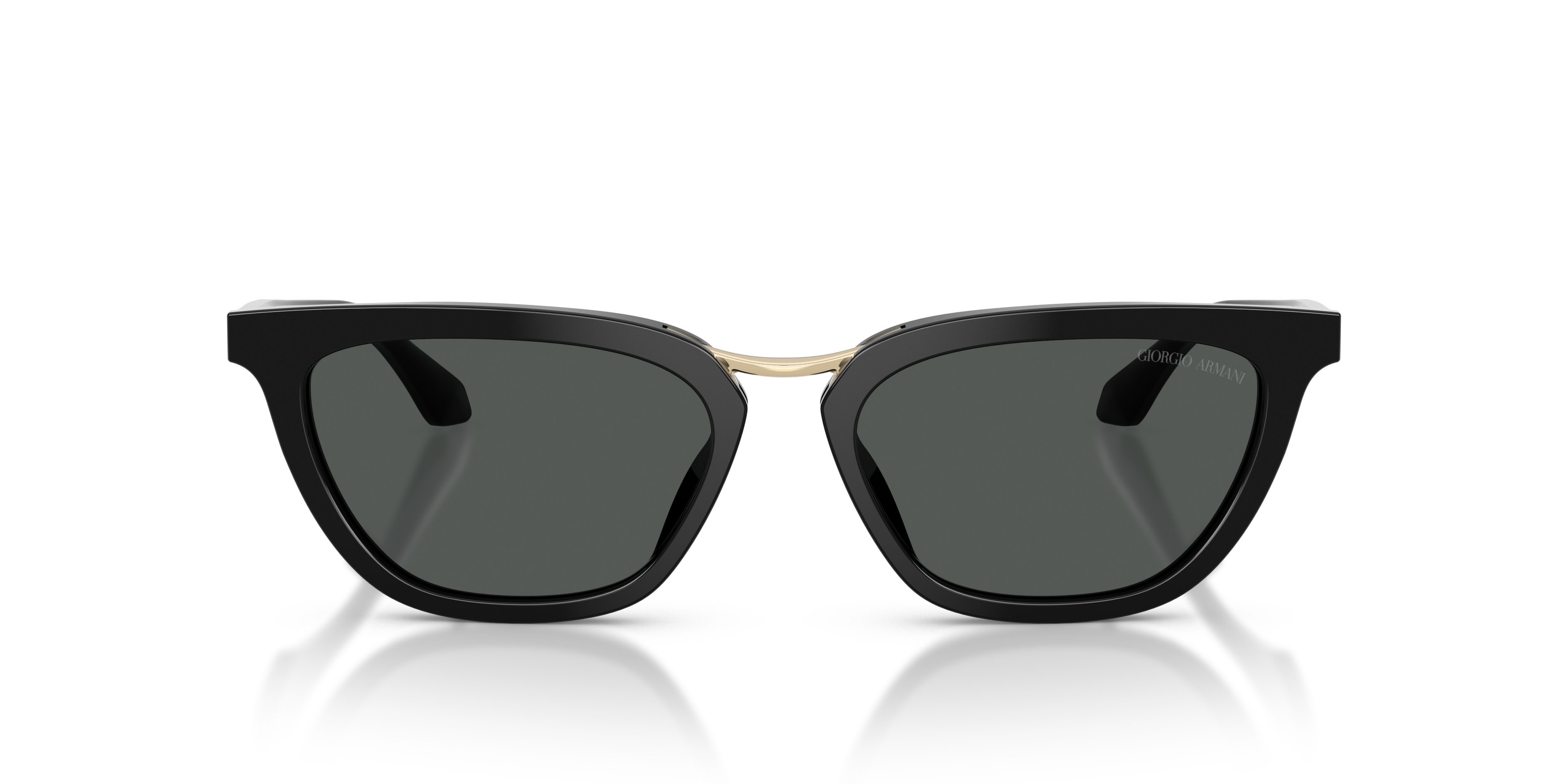 Sunglasses Giorgio Armani AR 8253U (501787) color nero shape butterfly lenses grigio scuro