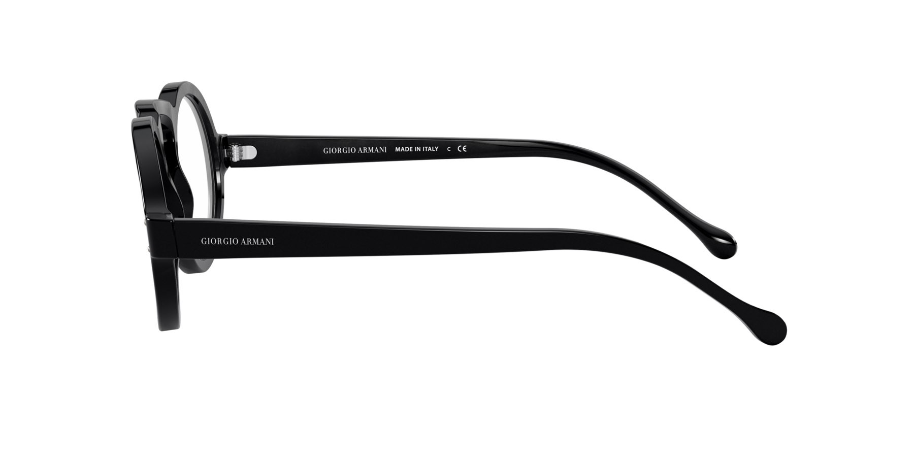 Brillen Giorgio Armani AR 309M (5001) farbe nero form rund gläser lente demo