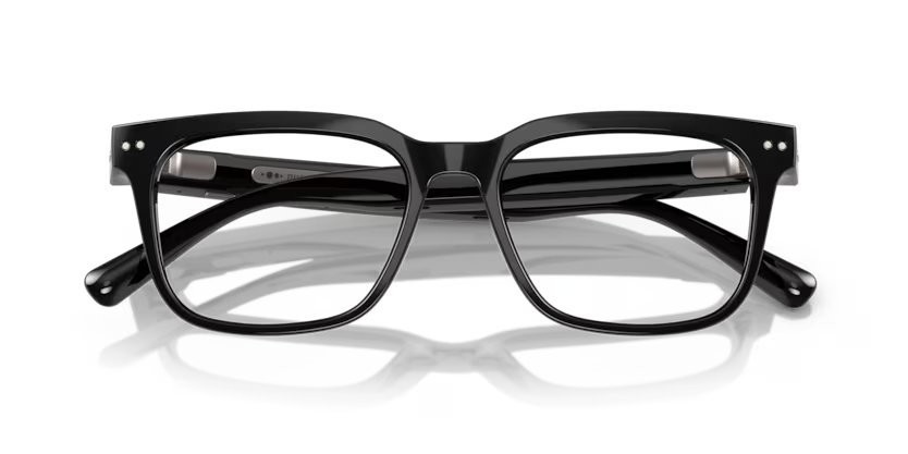 Occhiali da sole Nuance Audio Square 54 AW 5001 (04) colore nero lucido forma quadrato lenti da trasparente a grigio