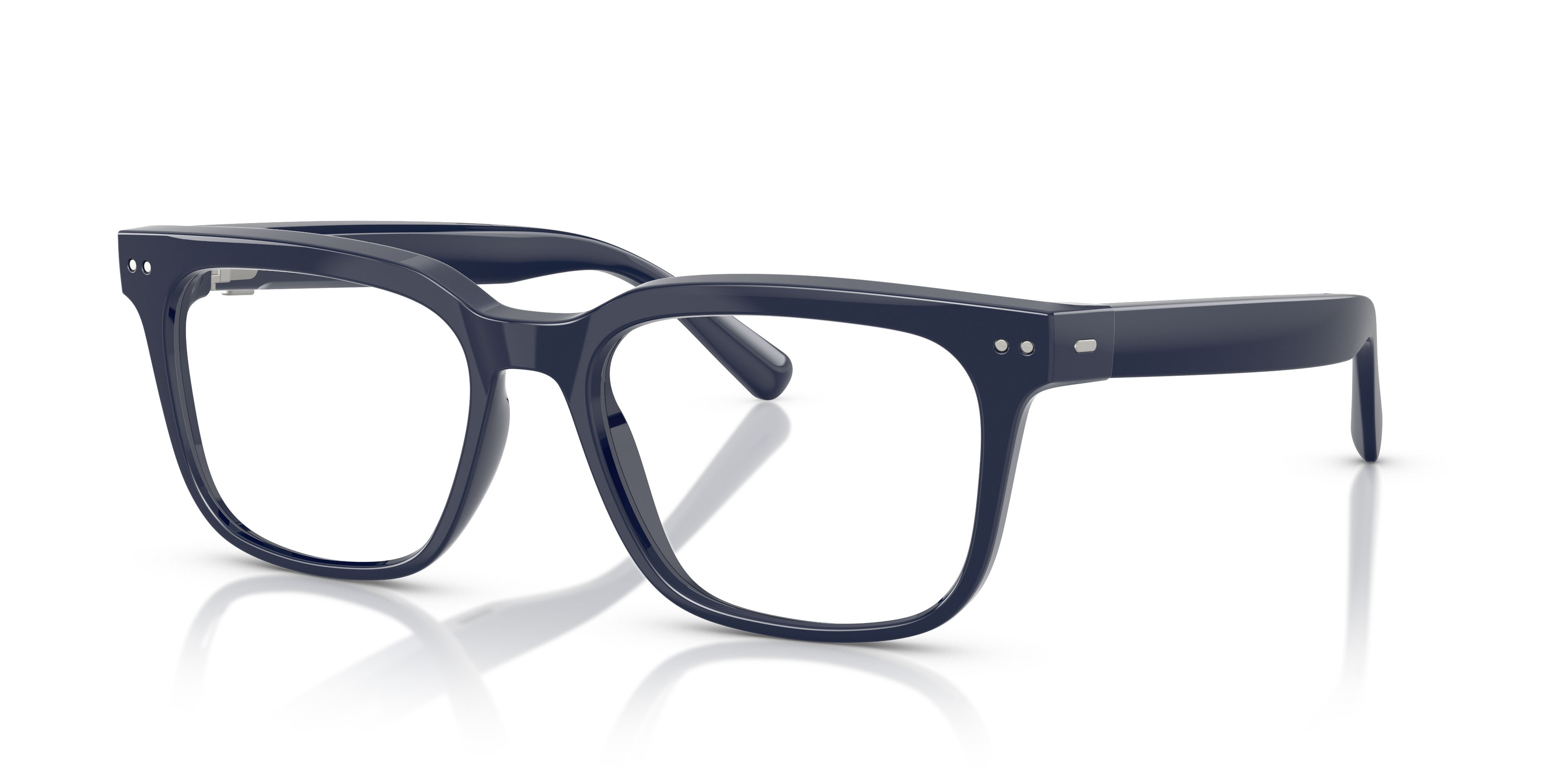 Occhiali da sole Nuance Audio AI Glasses Square 54 AW 5001 (07) colore blu intenso forma quadrato lenti da trasparente a zaffiro