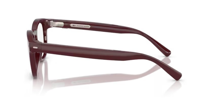 Occhiali da vista Nuance Audio Panthos 48 AW 5002 (03) colore bordeaux brillante forma pantos lenti lente demo