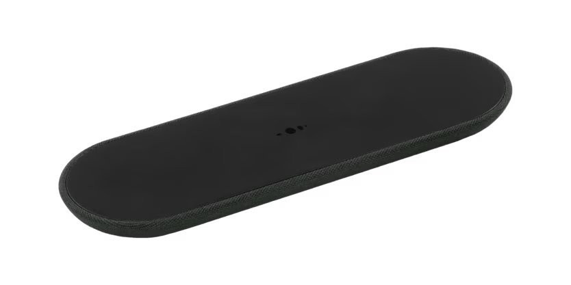 Occhiali da sole Nuance Audio Panthos 48 AW 5002 (04) colore nero lucido forma pantos lenti da trasparente a grigio