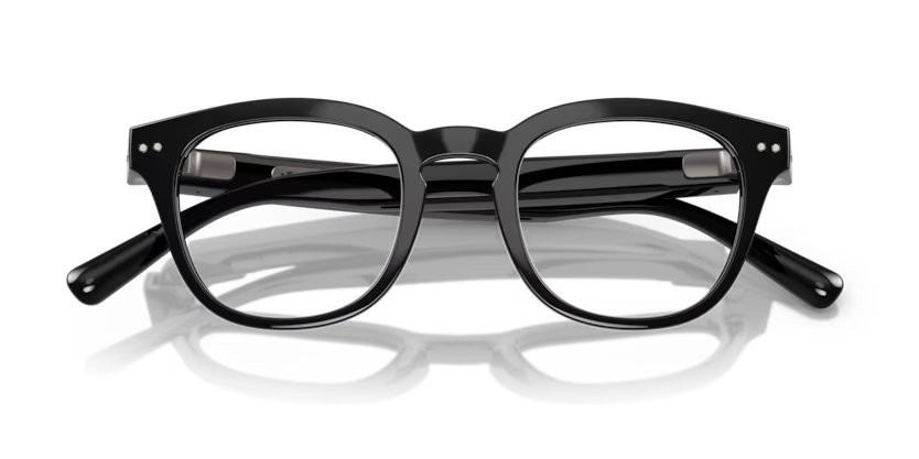 Occhiali da vista Nuance Audio Panthos 48 AW 5002 (06) colore nero lucido forma pantos lenti lente demo