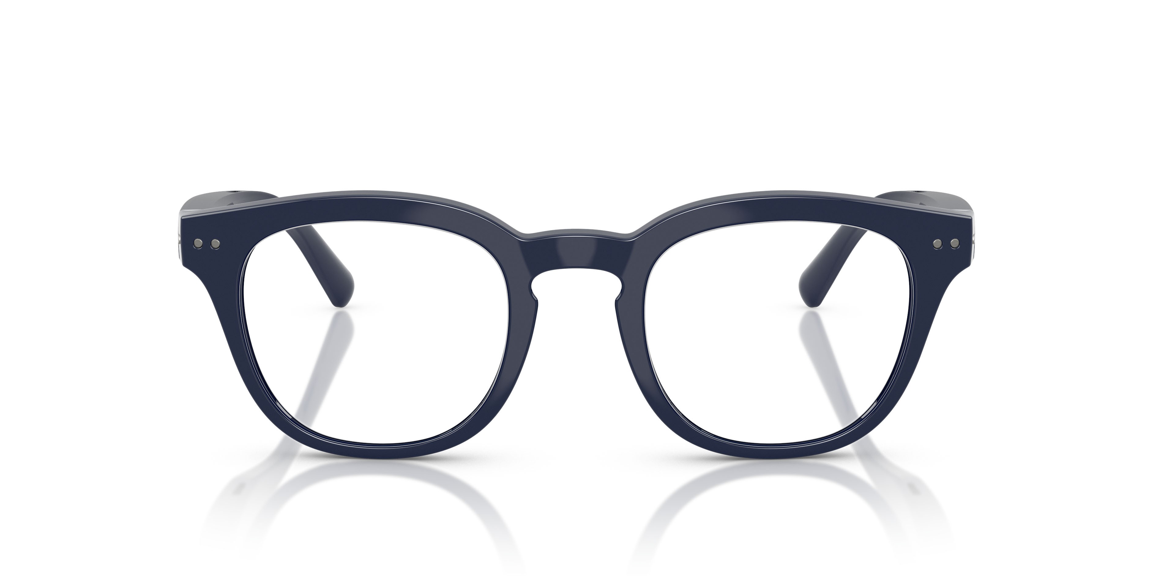 Occhiali da vista Nuance Audio AI Glasses Panthos 48 AW 5002 (09) colore blu intenso forma pantos lenti lente demo