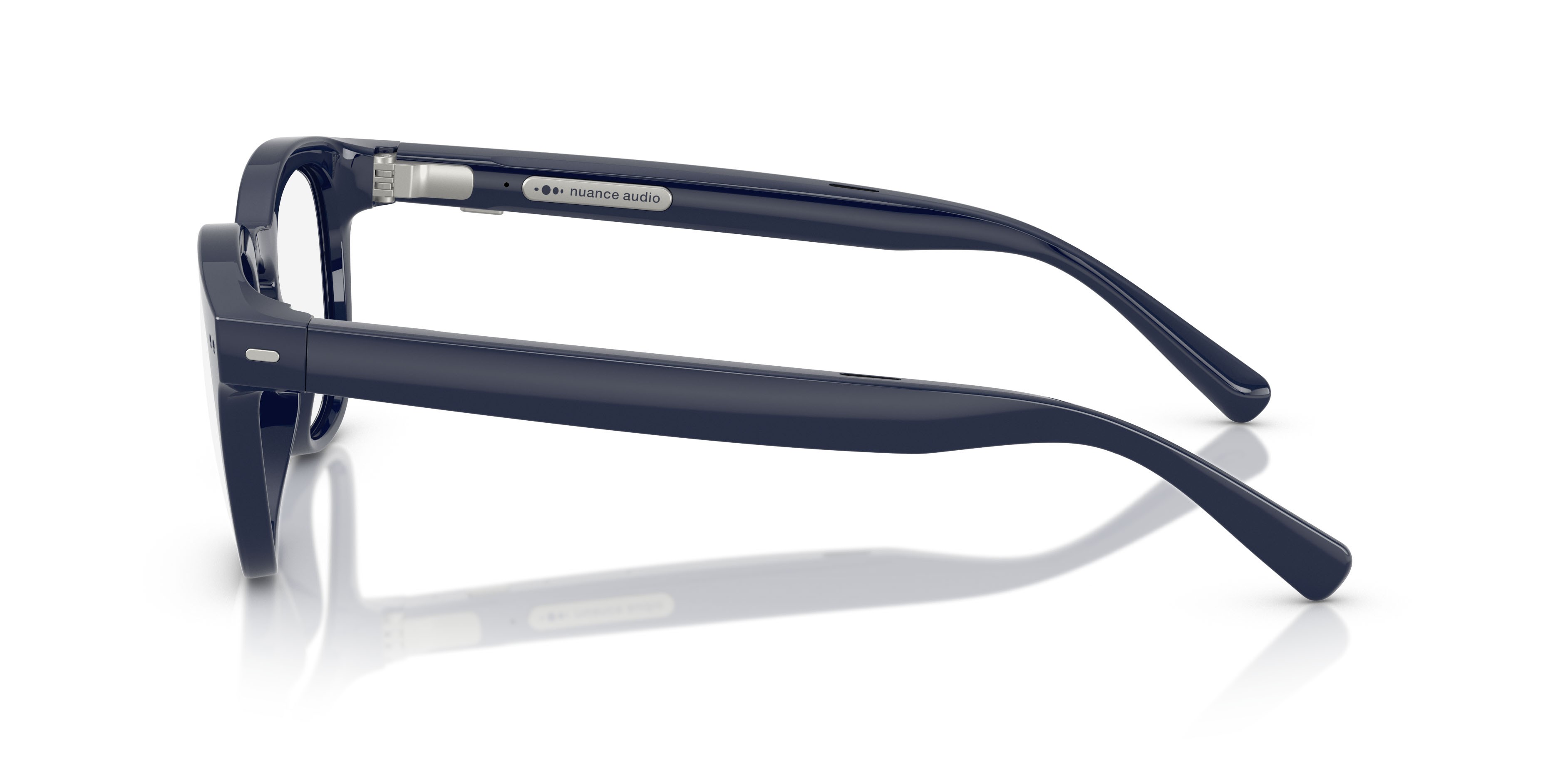 Occhiali da vista Nuance Audio AI Glasses Panthos 48 AW 5002 (09) colore blu intenso forma pantos lenti lente demo