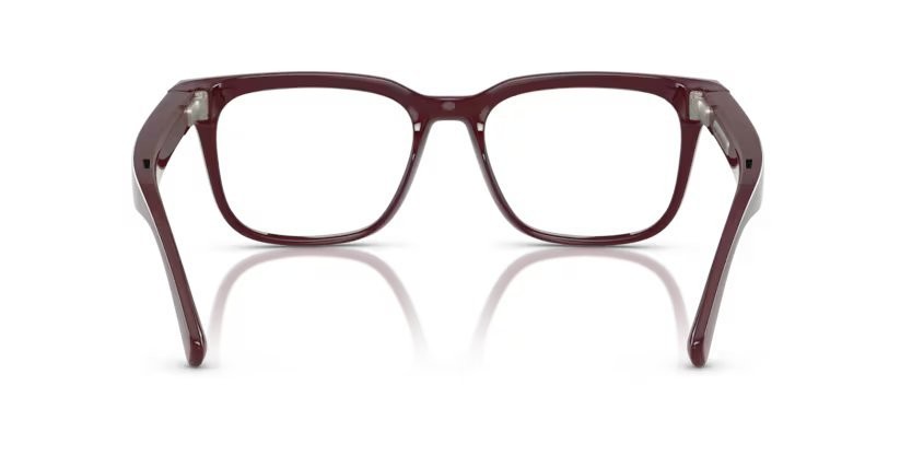 Occhiali da vista Nuance Audio Square 56 AW 5004 (03) colore bordeaux brillante forma quadrato lenti lente demo