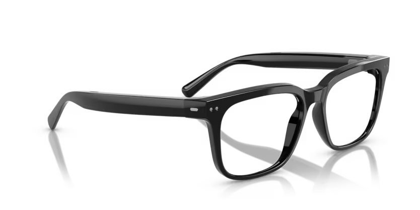 Occhiali da sole Nuance Audio Square 56 AW 5004 (04) colore nero lucido forma quadrato lenti grigio