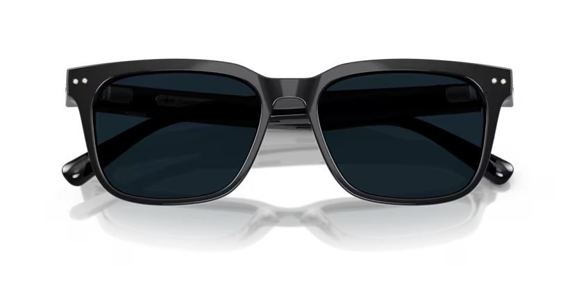 Occhiali da sole Nuance Audio Square 56 AW 5004 (04) colore nero lucido forma quadrato lenti grigio