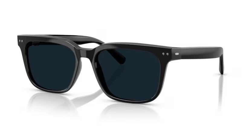 Occhiali da sole Nuance Audio Square 56 AW 5004 (04) colore nero lucido forma quadrato lenti grigio
