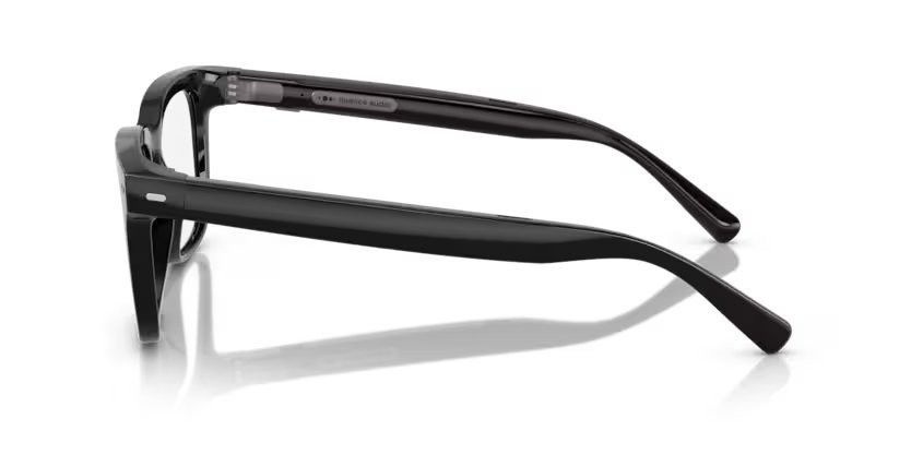 Occhiali da sole Nuance Audio Square 56 AW 5004 (04) colore nero lucido forma quadrato lenti grigio