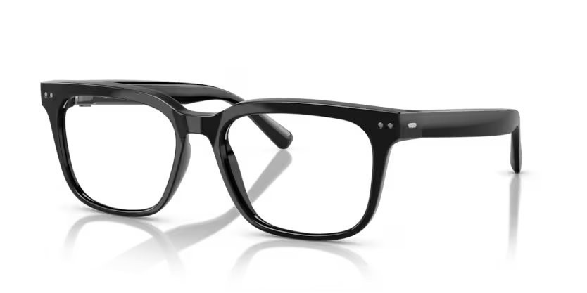 Occhiali da sole Nuance Audio Square 56 AW 5004 (04) colore nero lucido forma quadrato lenti grigio