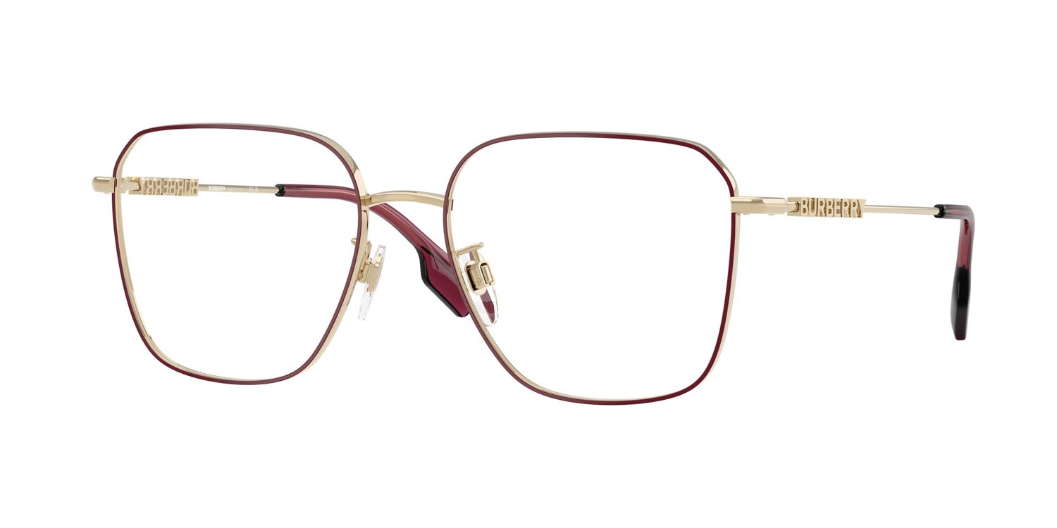 Occhiali da vista Burberry BE 1382D (1357) colore violetto forma quadrato lenti lente demo