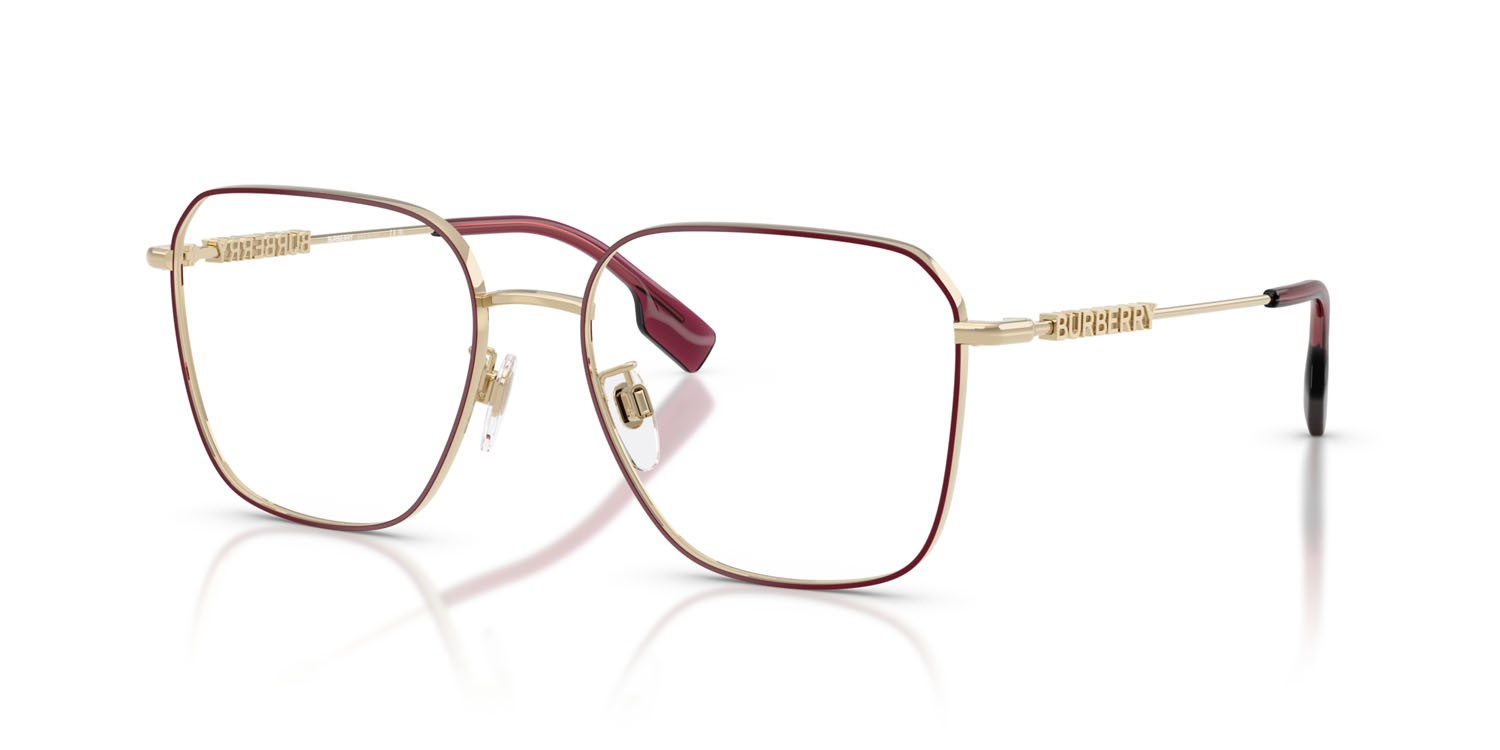 Occhiali da vista Burberry BE 1382D (1357) colore violetto forma quadrato lenti lente demo