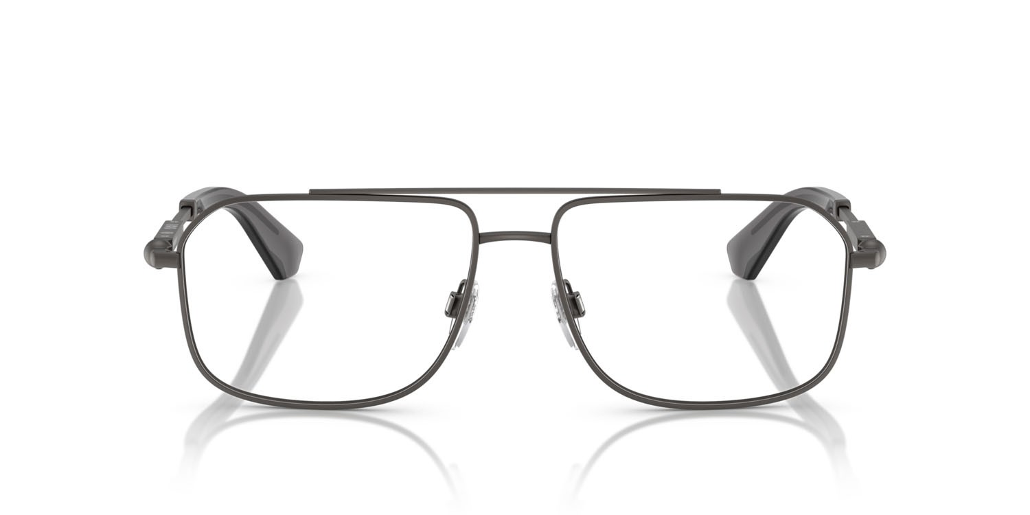Occhiali da vista Burberry BE 1391 (1316) colore grigio forma rettangolare lenti lente demo