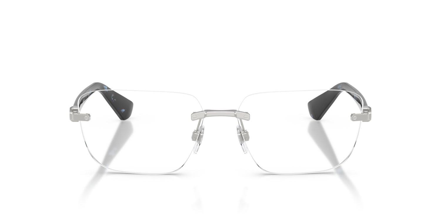 Occhiali da vista Burberry BE 1392 (1005) colore argento forma rettangolare lenti lente demo
