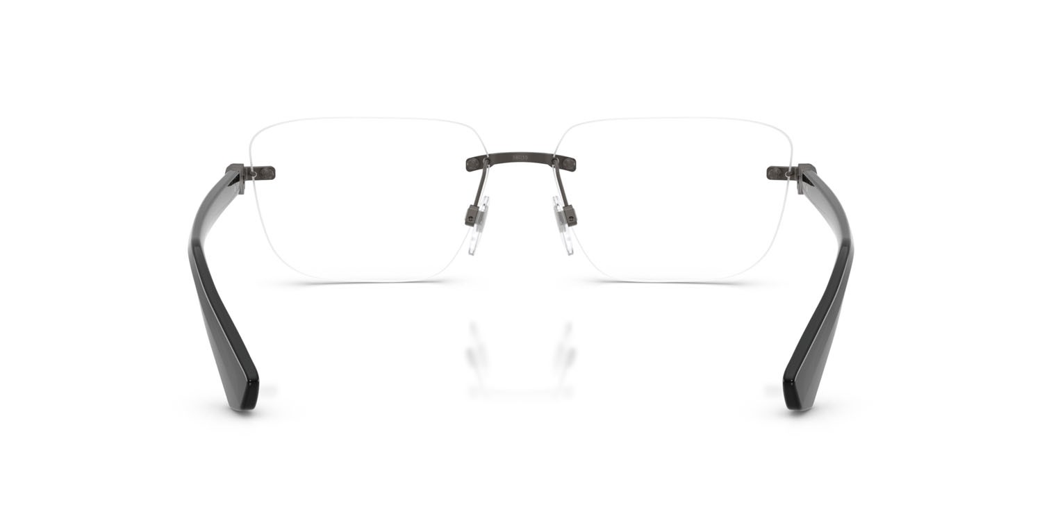 Occhiali da vista Burberry BE 1392 (1316) colore grigio opaco forma rettangolare lenti lente demo