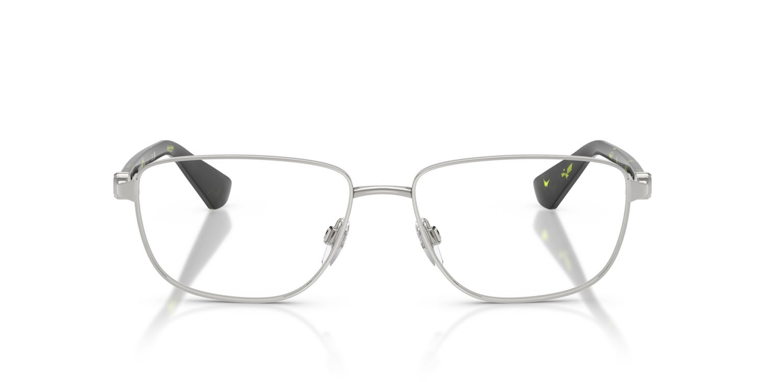 Occhiali da vista Burberry BE 1393 (1005) colore argento forma rettangolare lenti lente demo