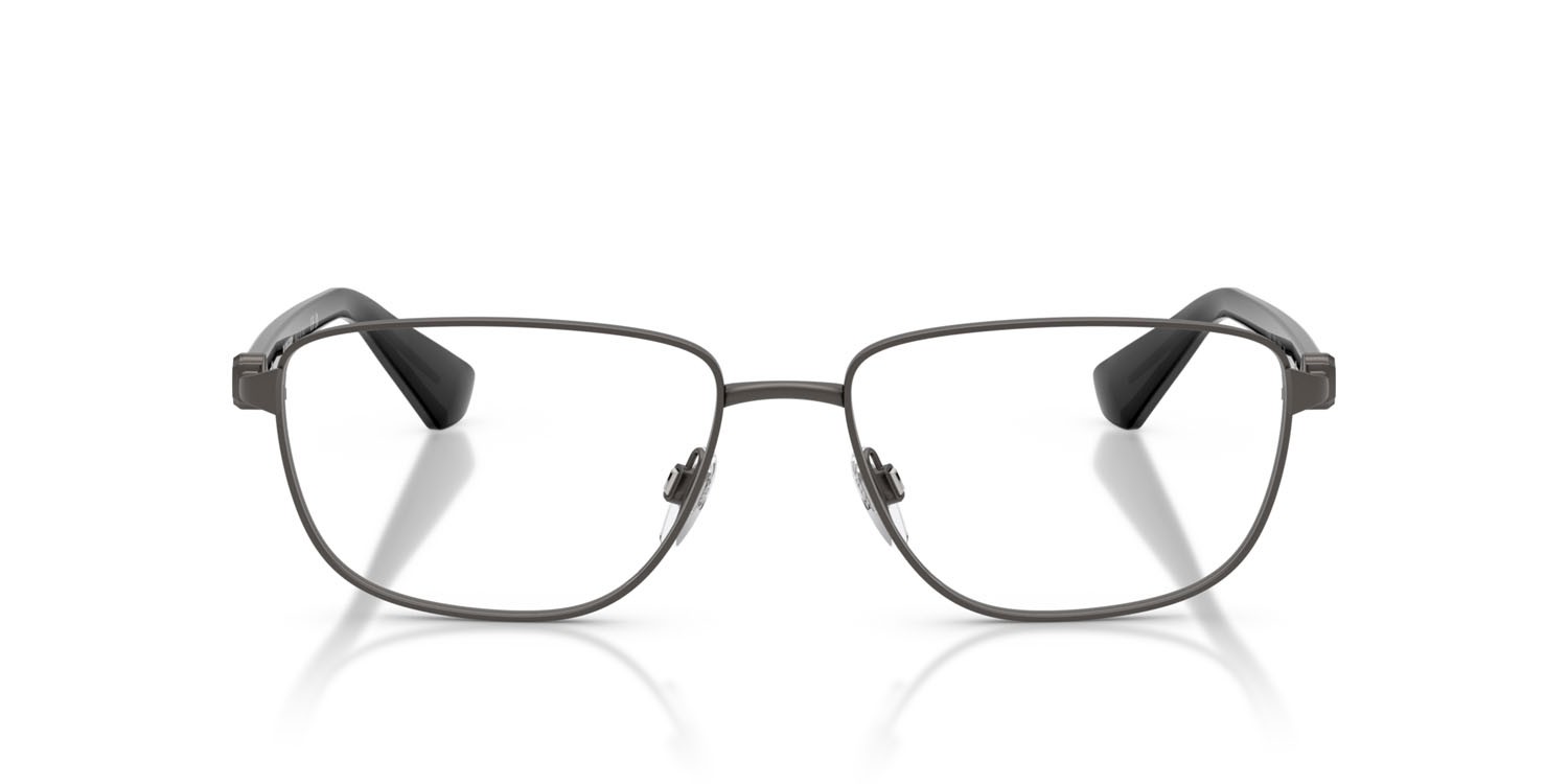 Occhiali da vista Burberry BE 1393 (1316) colore grigio opaco forma rettangolare lenti lente demo