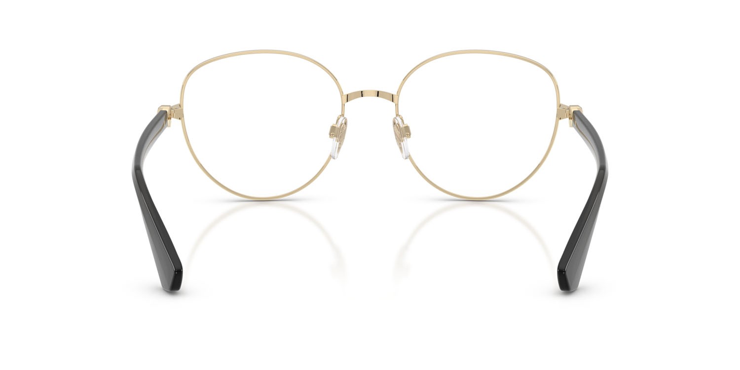 Occhiali da vista Burberry BE 1394 (1355) colore oro chiaro forma pantos lenti lente demo