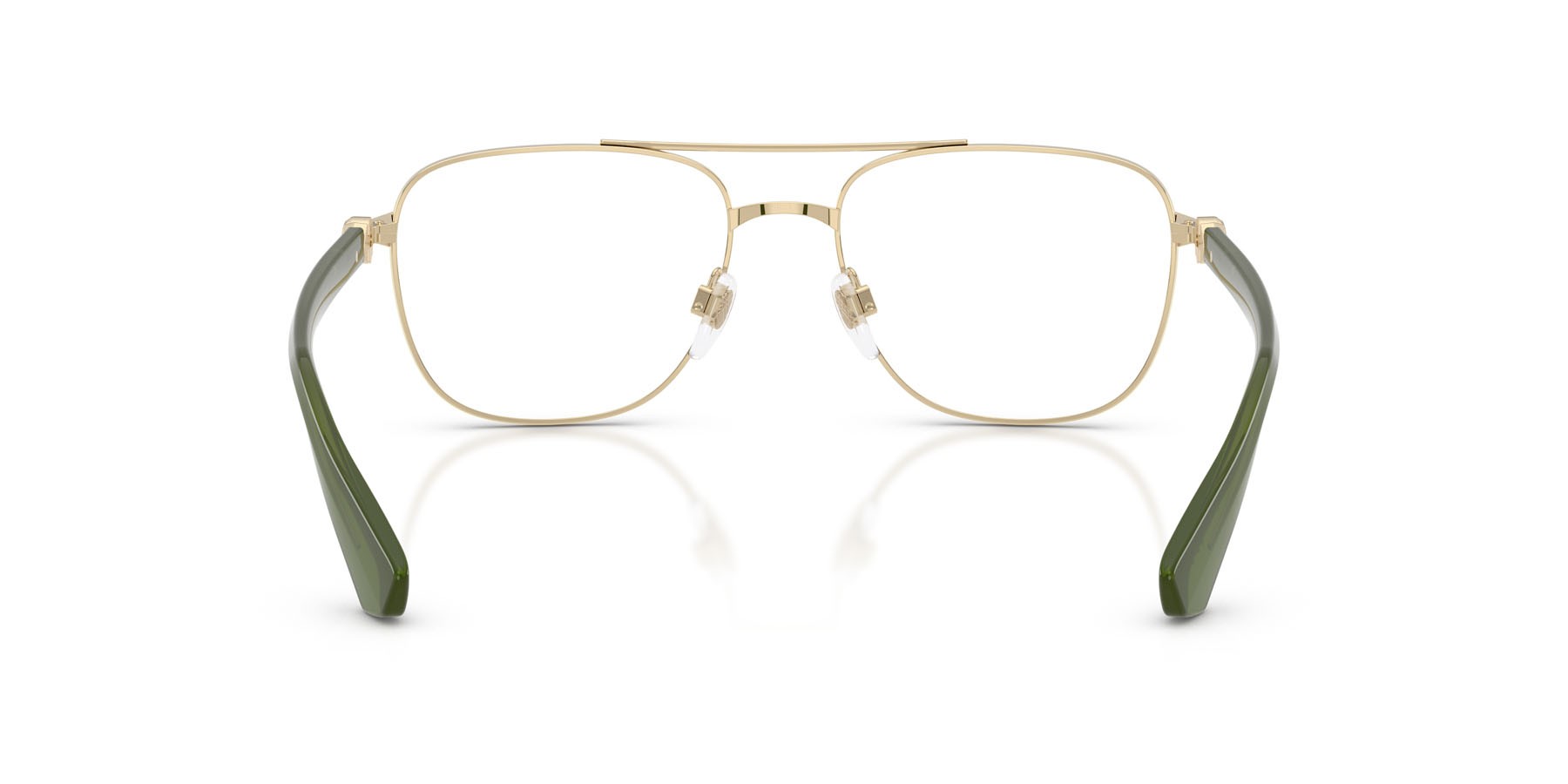 Occhiali da vista Burberry BE 1396 (1358) colore oro chiaro forma aviator lenti lente demo