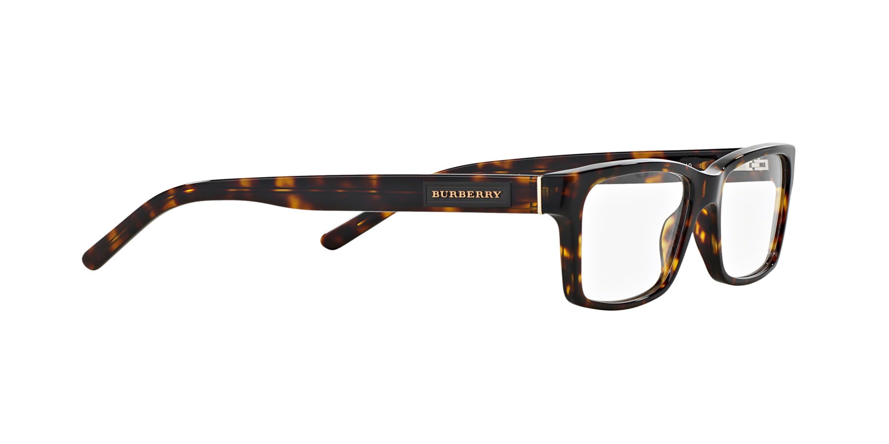 Brillen Burberry BE 2108 (3002) farbe havana scuro form quadratisch gläser lente demo
