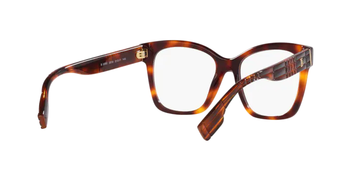 Brillen Burberry Sylvie BE 2363 (3316) farbe havana chiaro form quadratisch gläser lente demo