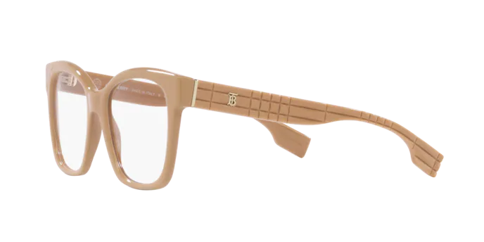 Eyeglasses Burberry Sylvie BE 2363 (3990) color beige (beige) shape square lenses lente demo