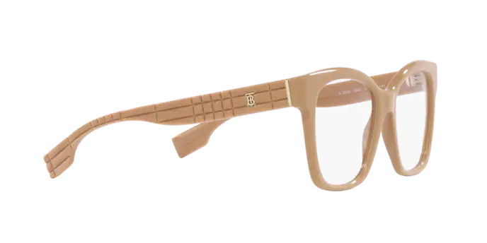 Eyeglasses Burberry Sylvie BE 2363 (3990) color beige (beige) shape square lenses lente demo