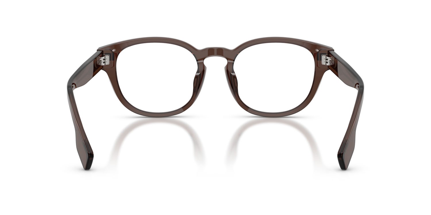 Occhiali da vista Burberry Aubrey BE 2382D (4116) colore marrone forma rotondo lenti lente demo