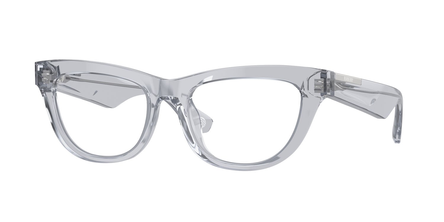 Occhiali da vista Burberry BE 2406U (3825) colore grigio forma rettangolare lenti lente demo