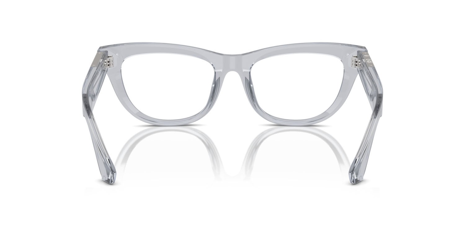 Occhiali da vista Burberry BE 2406U (3825) colore grigio forma rettangolare lenti lente demo
