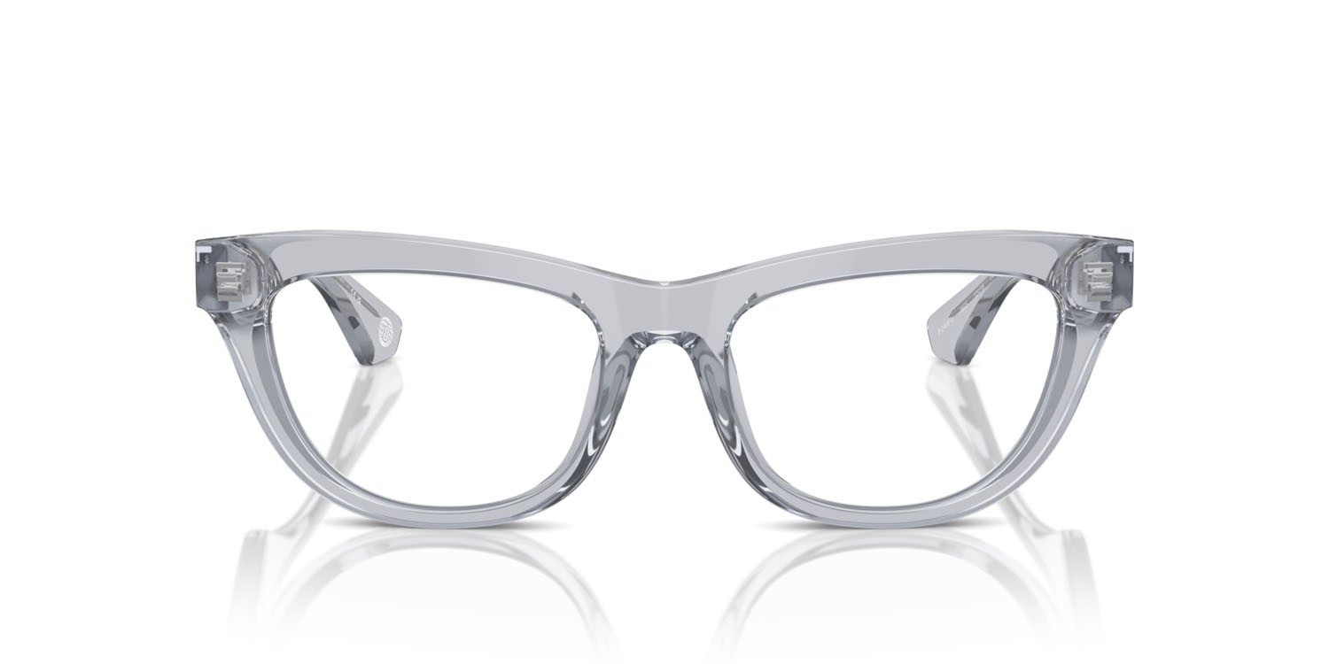 Occhiali da vista Burberry BE 2406U (3825) colore grigio forma rettangolare lenti lente demo