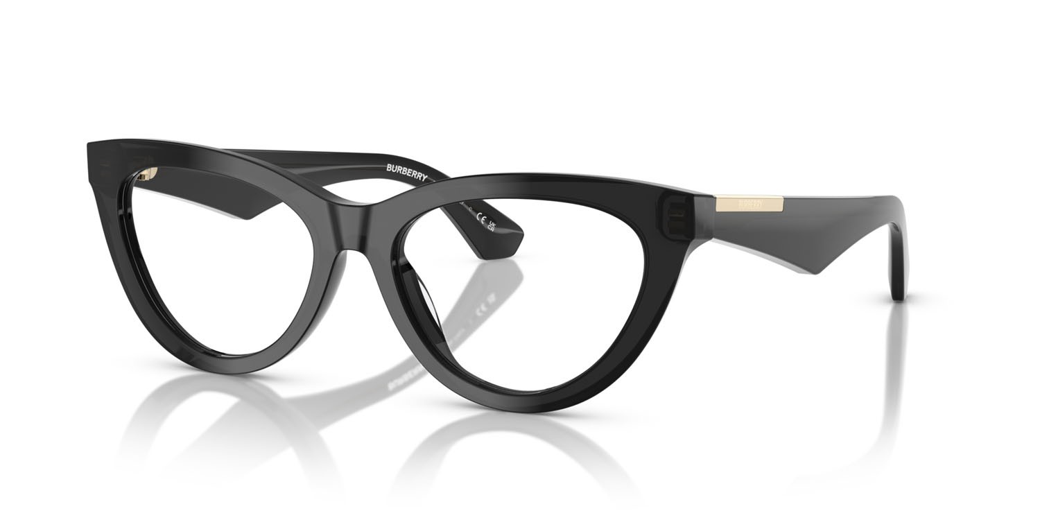 Occhiali da vista Burberry BE 2418U (4112) colore grigio forma cat eye lenti lente demo